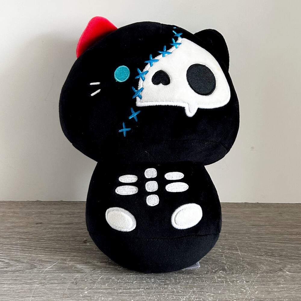 Mewaii 8'' Soft Ghost Cat Mushroom Stuffed Animal Plush Plushie Squishy Toy EUC